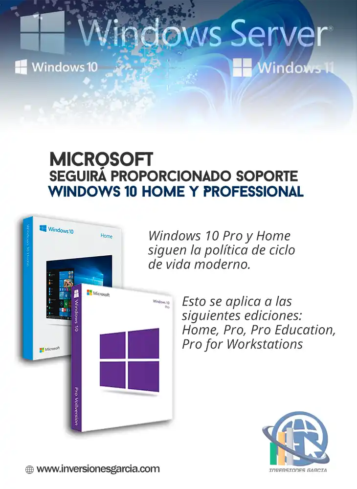 Windows 10 Home Y Pro Inversionesgarcia 9312