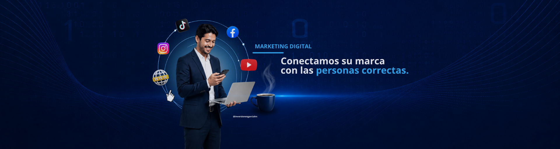Marketing Digital: presencia digital y crecimiento de marca — Inversiones García